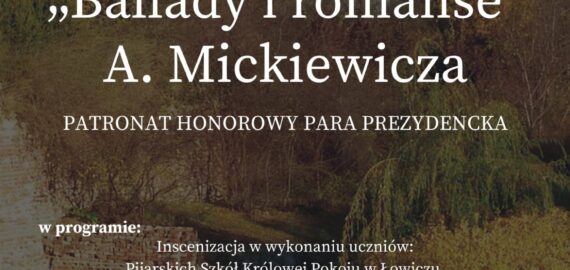 Narodowe Czytanie „Ballad i romansów” A. Mickiewicza w Miejskiej Bibliotece im. A. K. Cebrowskiego w Łowiczu