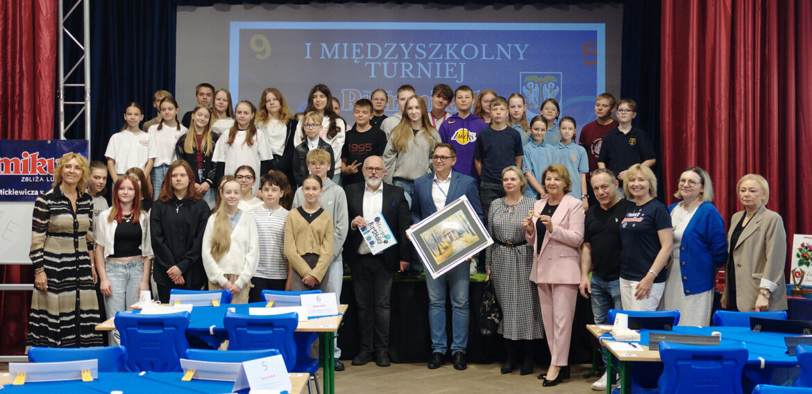 I Międzyszkolny Turniej Rummikub pod patronatem Burmistrza Miasta Łowicza